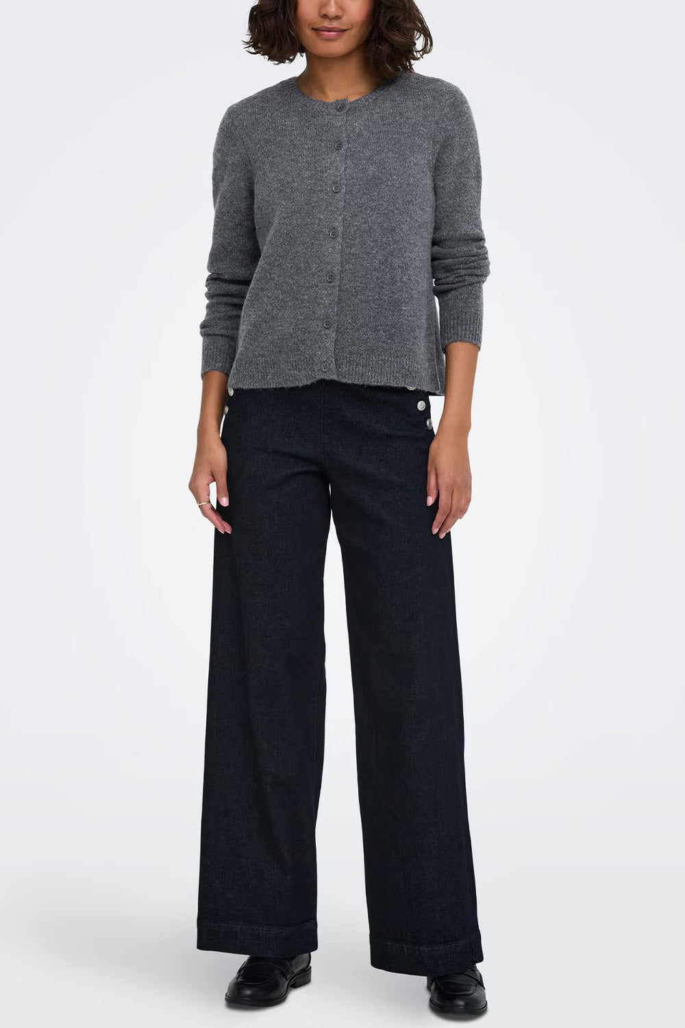 Cardigan Olivia Dark Grey Melande