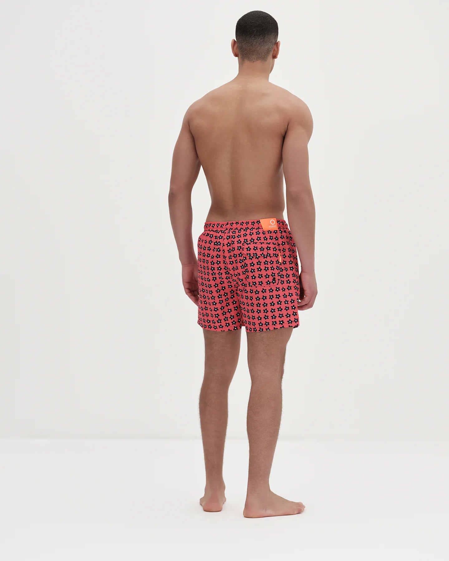 Costume Capri Flower Line Red