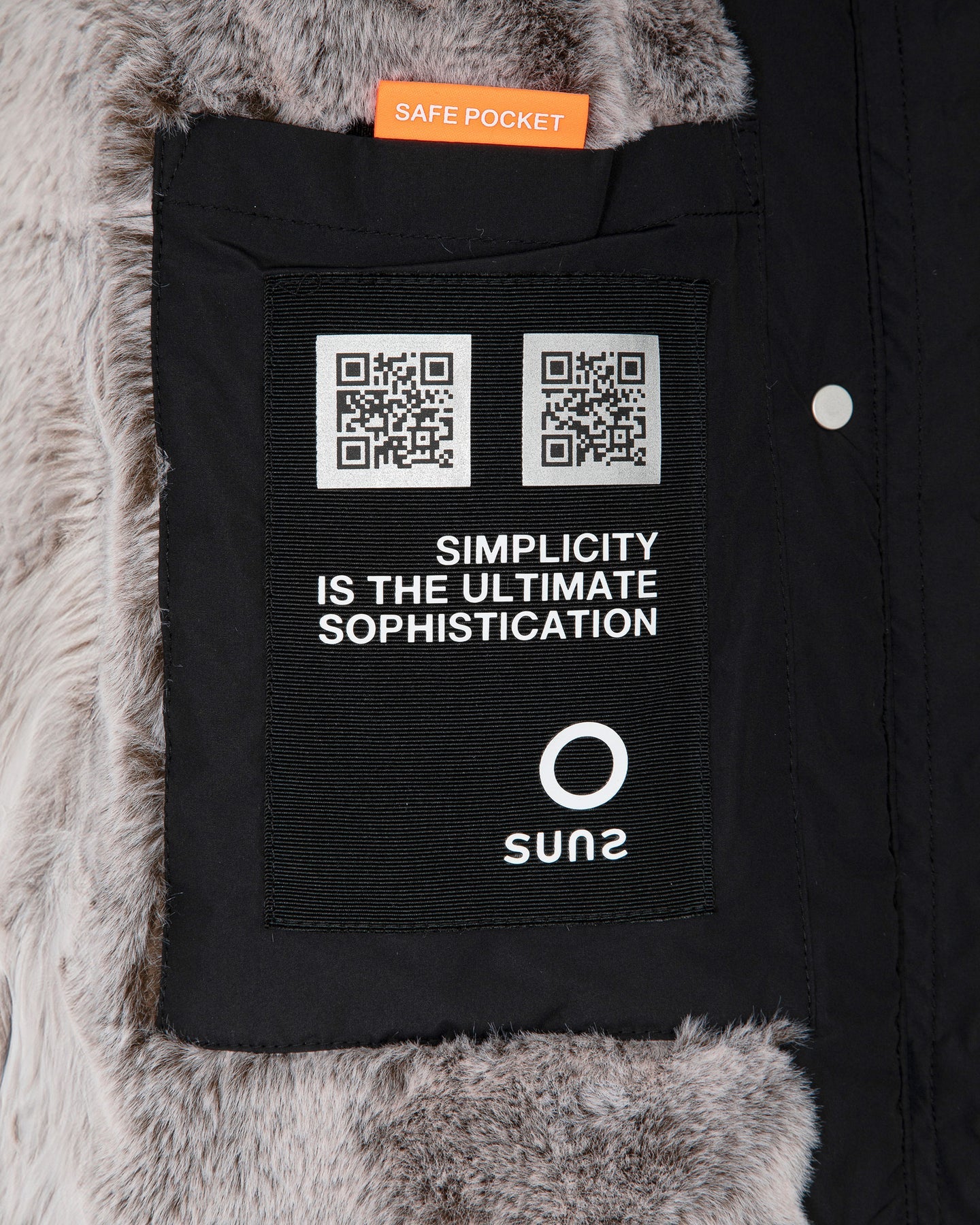 Giacca Marmolada Fur Black