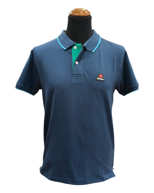 Polo Golfeur Piquet Navy