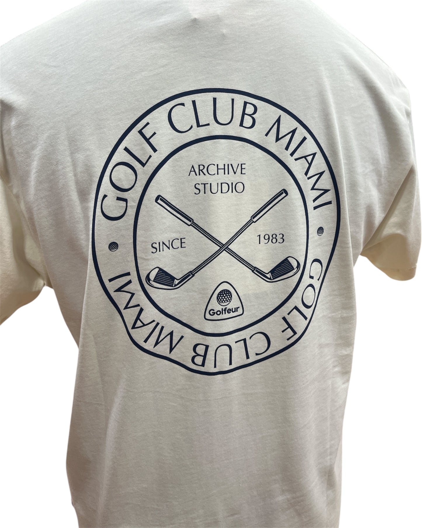 T-Shirt Golfeur Club Miami White