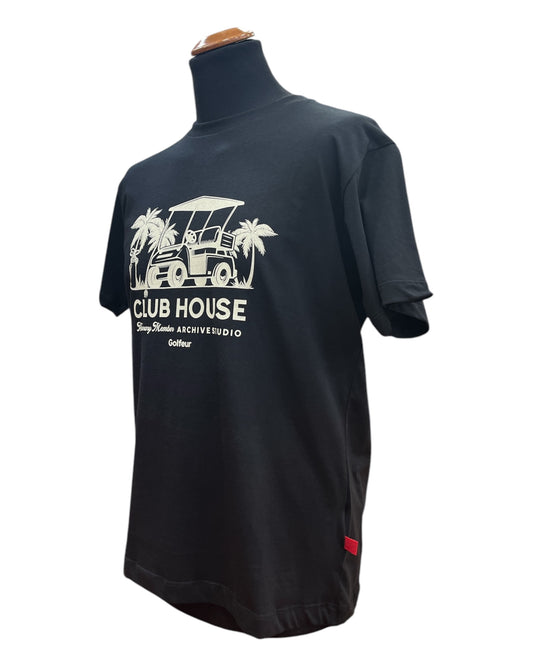 T-Shirt Golfeur Club House Black