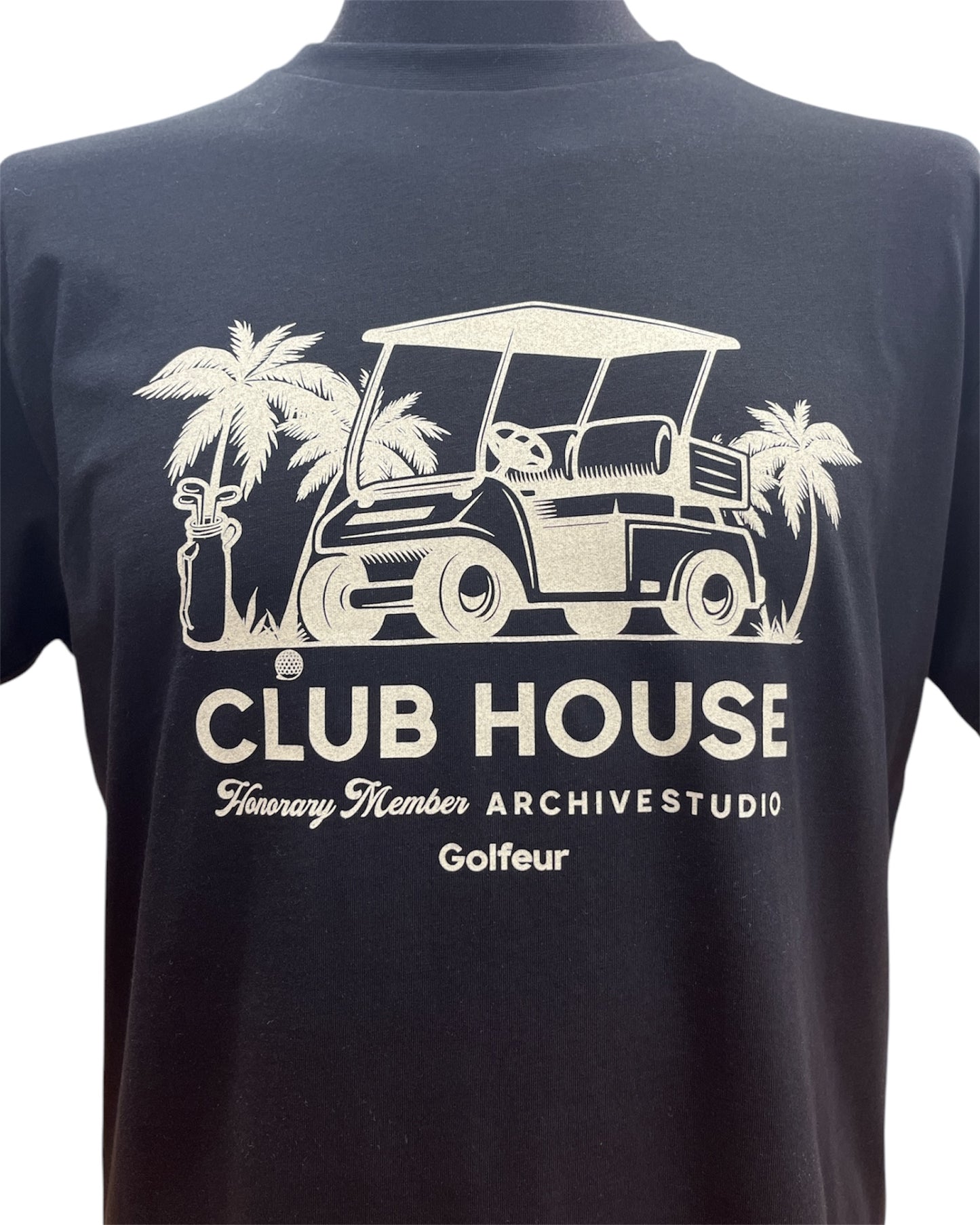 T-Shirt Golfeur Club House Black