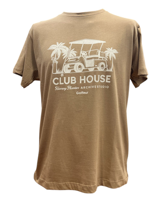T-Shirt Golfeur Club House Khaki