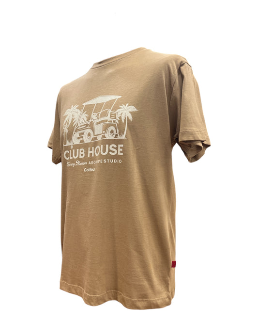 T-Shirt Golfeur Club House Khaki