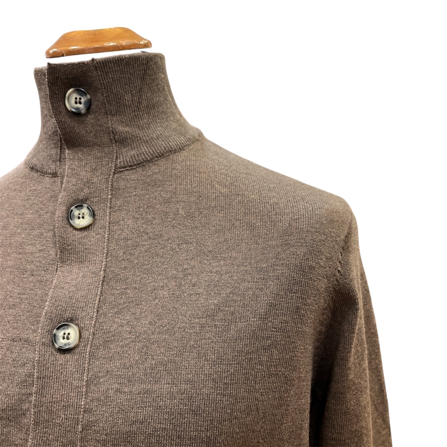 Cardigan Milano Merinos Brown Melange