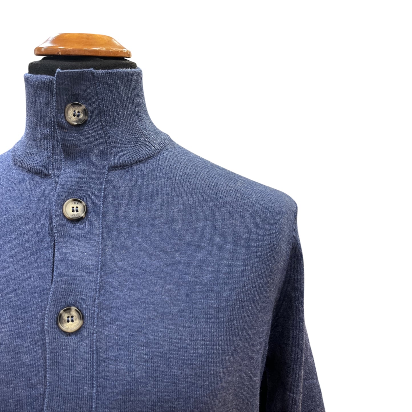 Cardigan Milano Merinos Blue Melange