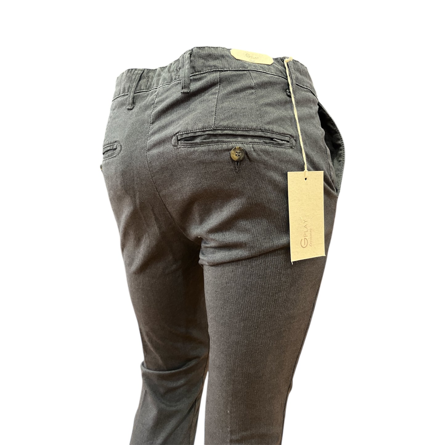 Pantalone Vienna Spigato Grigio