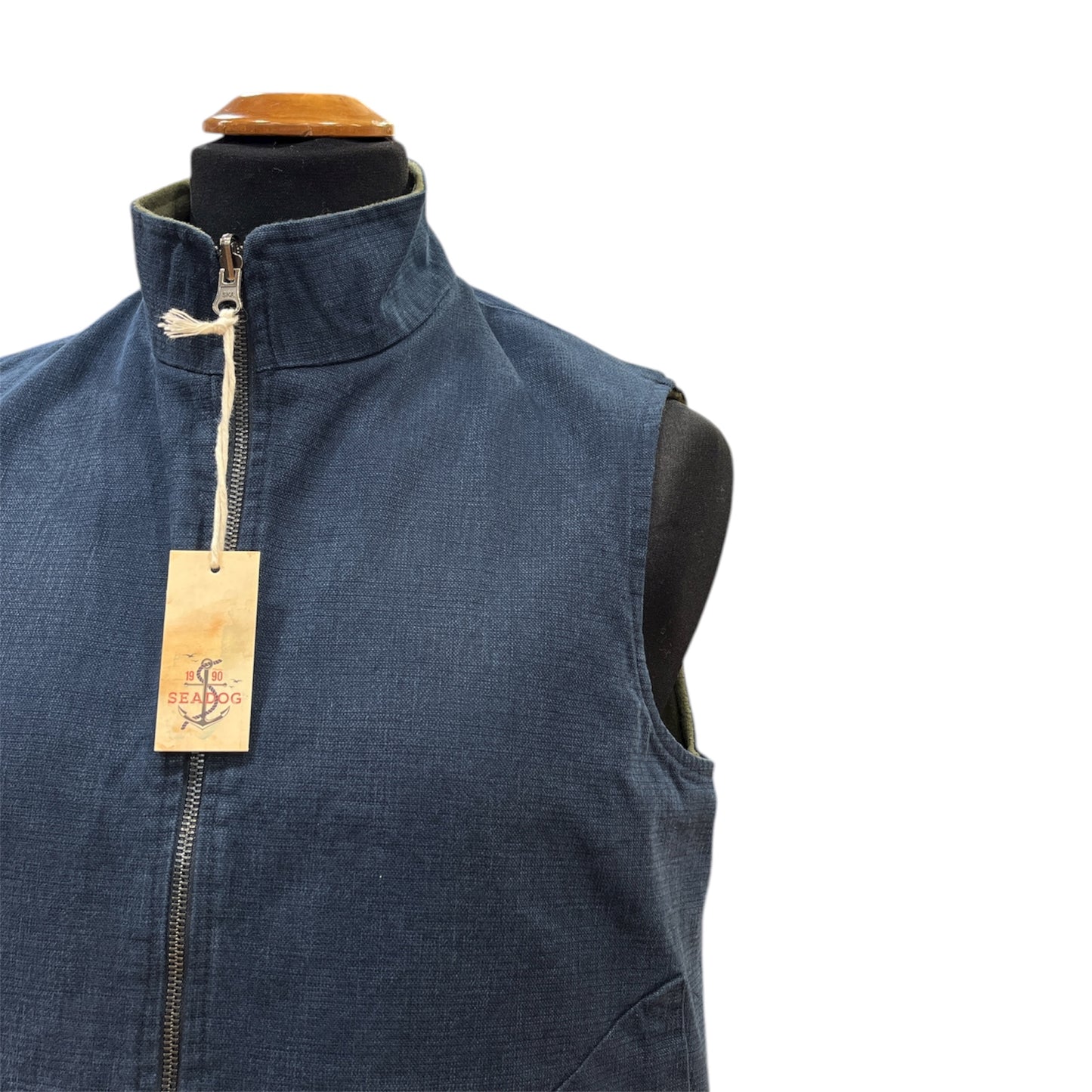 Gilet Jeff Double-Face Military Navy