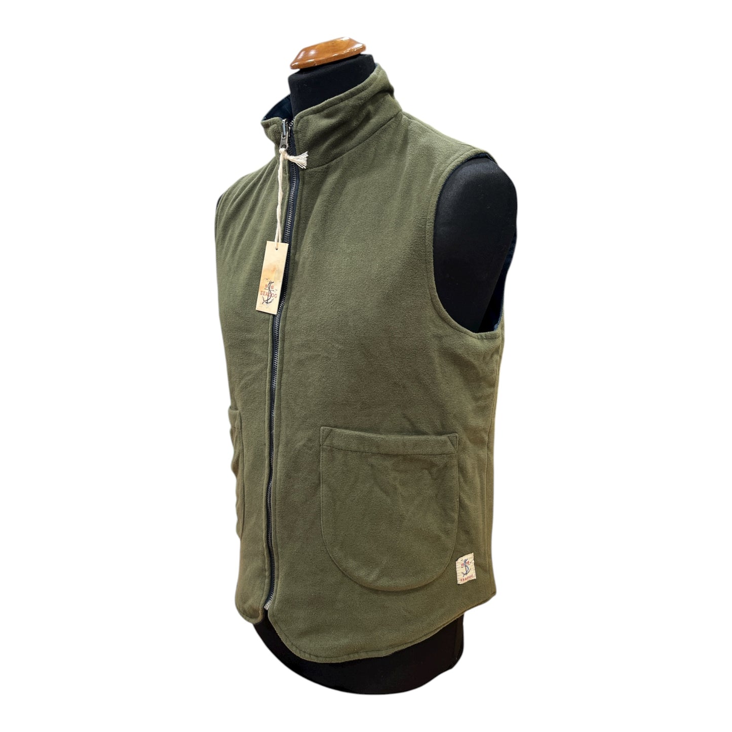 Gilet Jeff Double-Face Military Navy