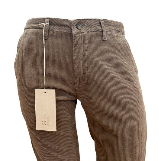 Pantalone Vienna Velluto Fango