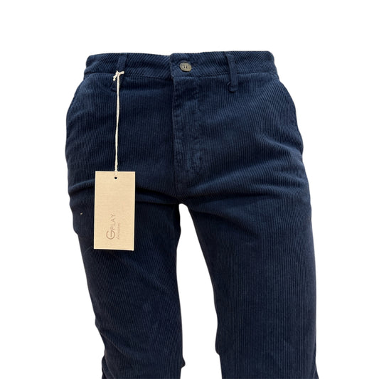 Pantalone Vienna Velluto Blue