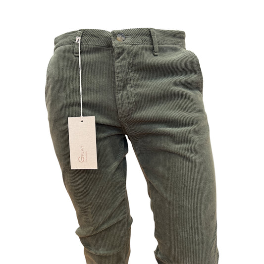 Pantalone Vienna Velluto Militare