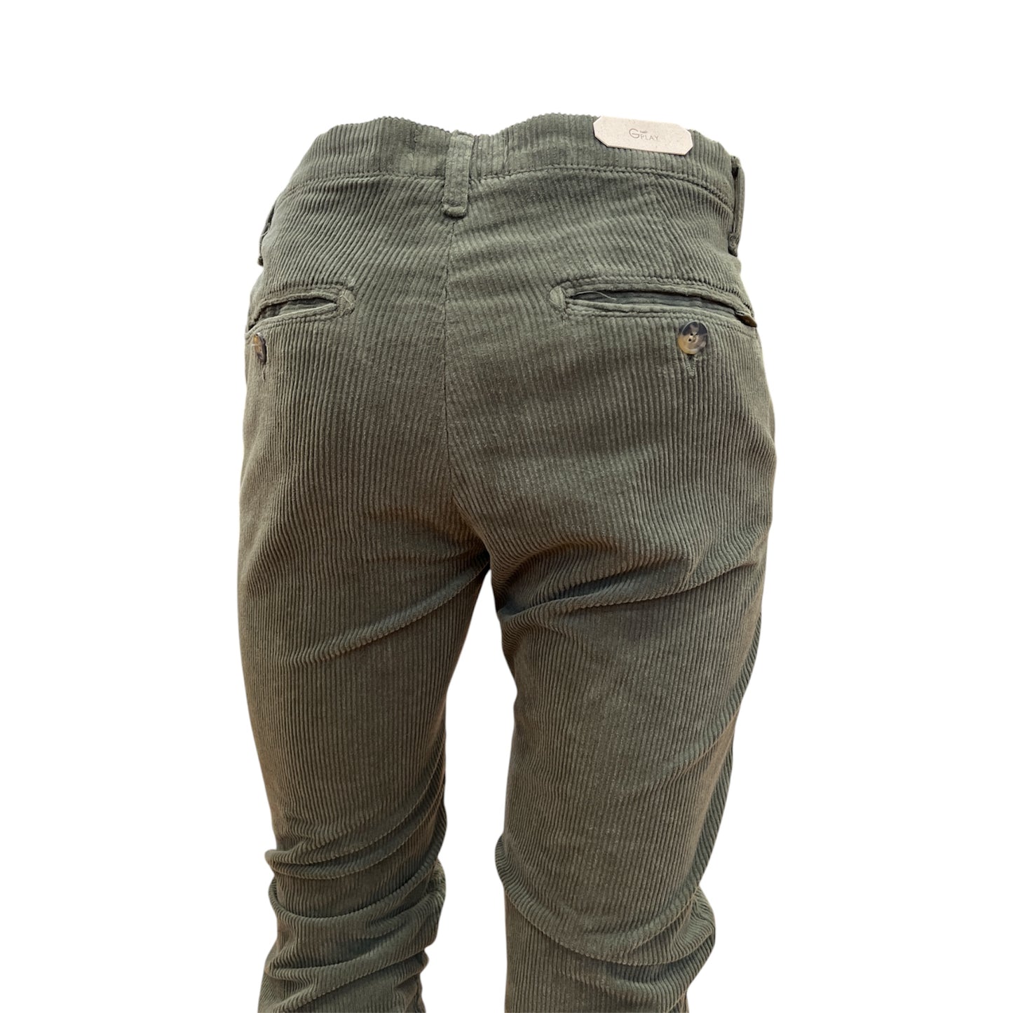 Pantalone Vienna Velluto Militare