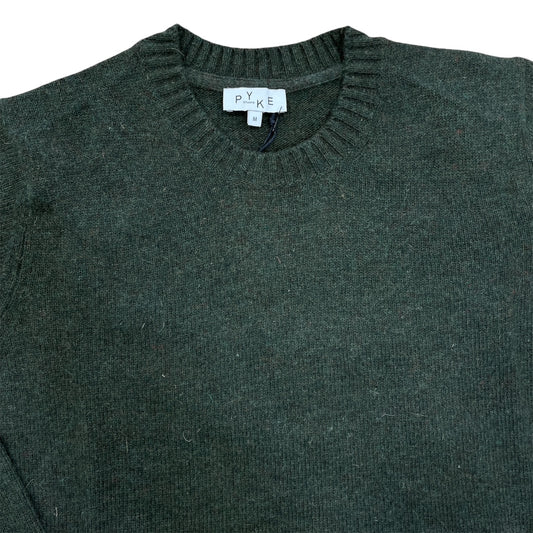 Maglia Lambswool Verde Militare