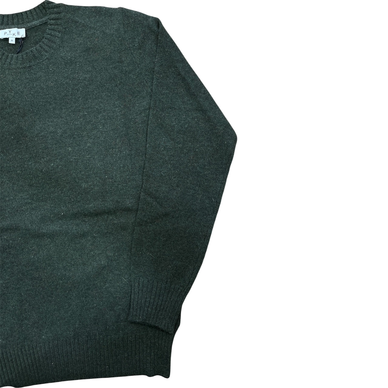 Maglia Lambswool Verde Militare