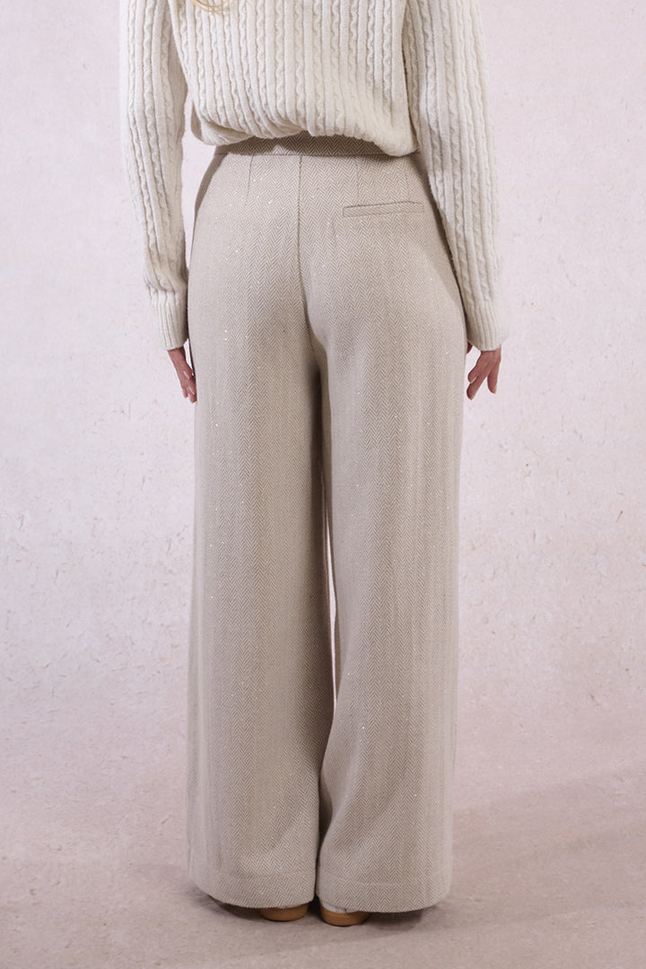 Pantalone Woven Beige