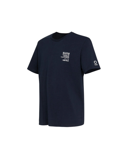 T-Shirt Paolo Fuji Wave Dark Blue