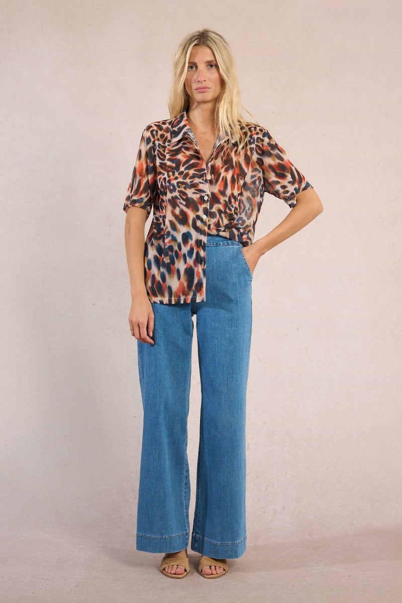 Camicia Animal Orange
