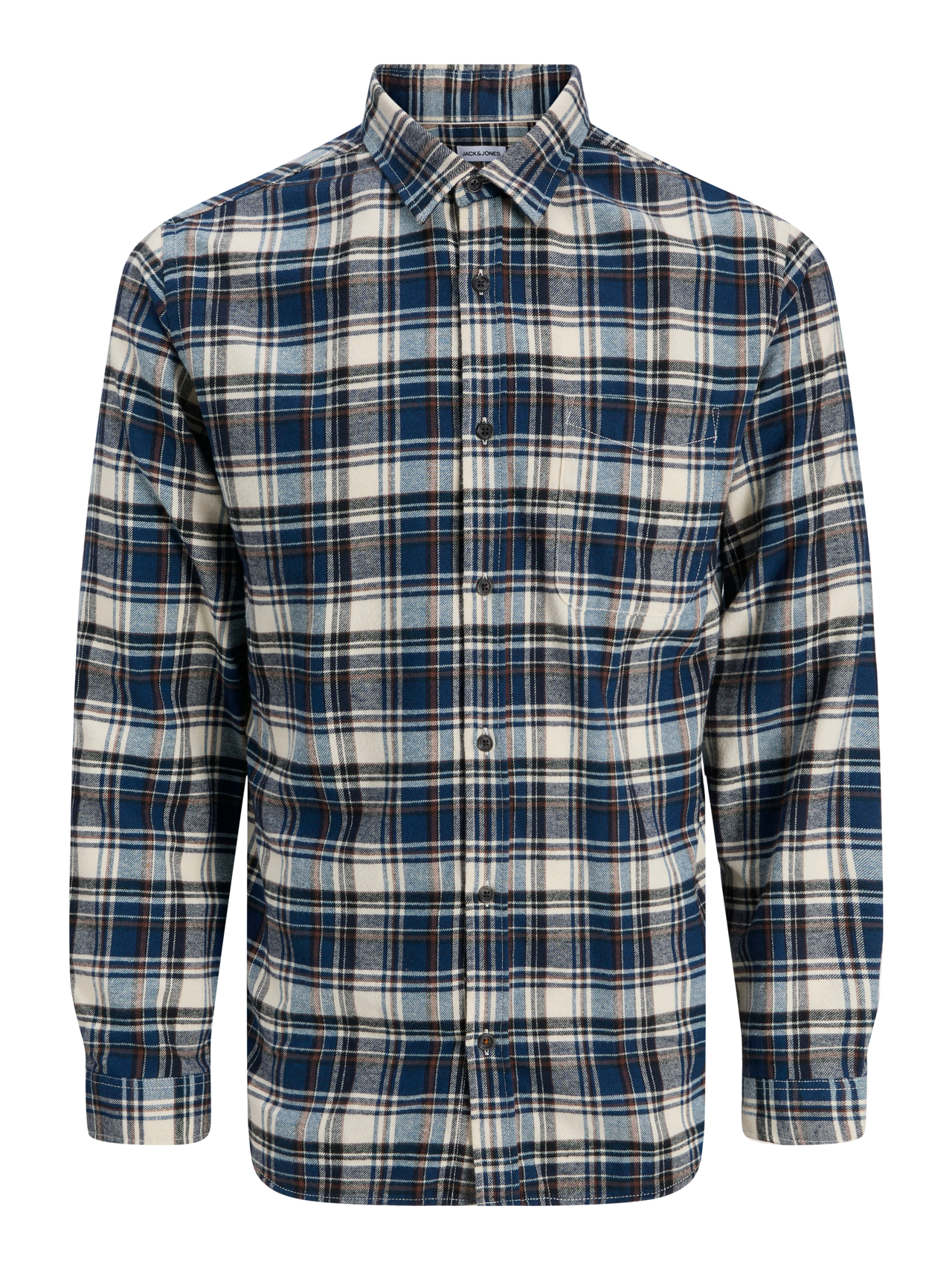 Camicia James Flannel Navy Blazer