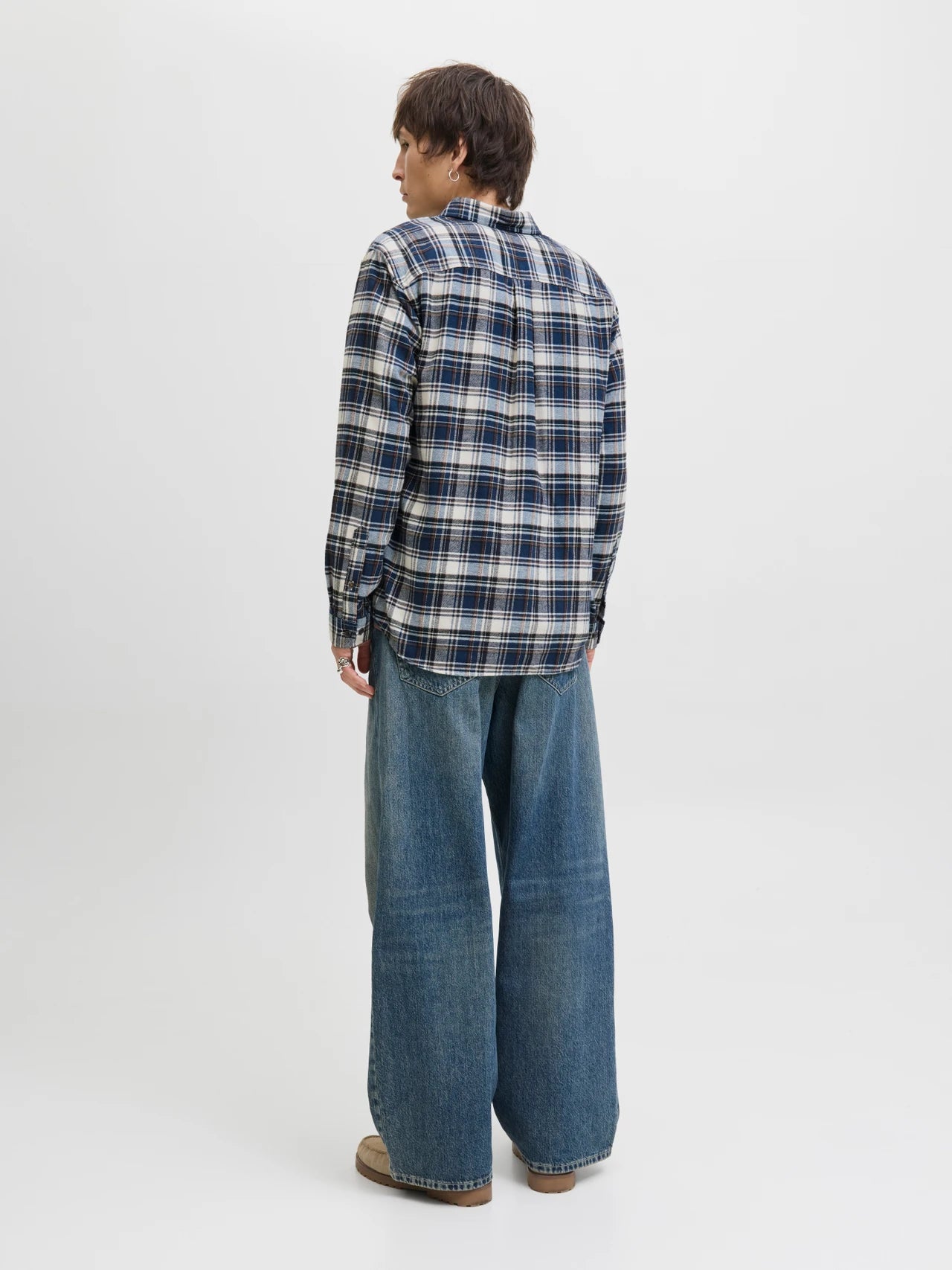Camicia James Flannel Navy Blazer
