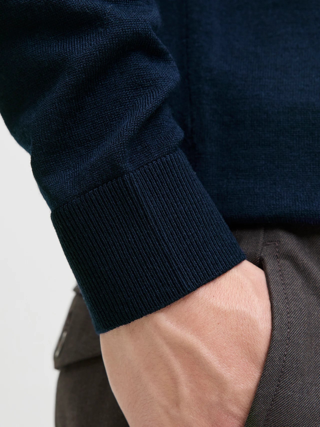 Polo Merino Navy