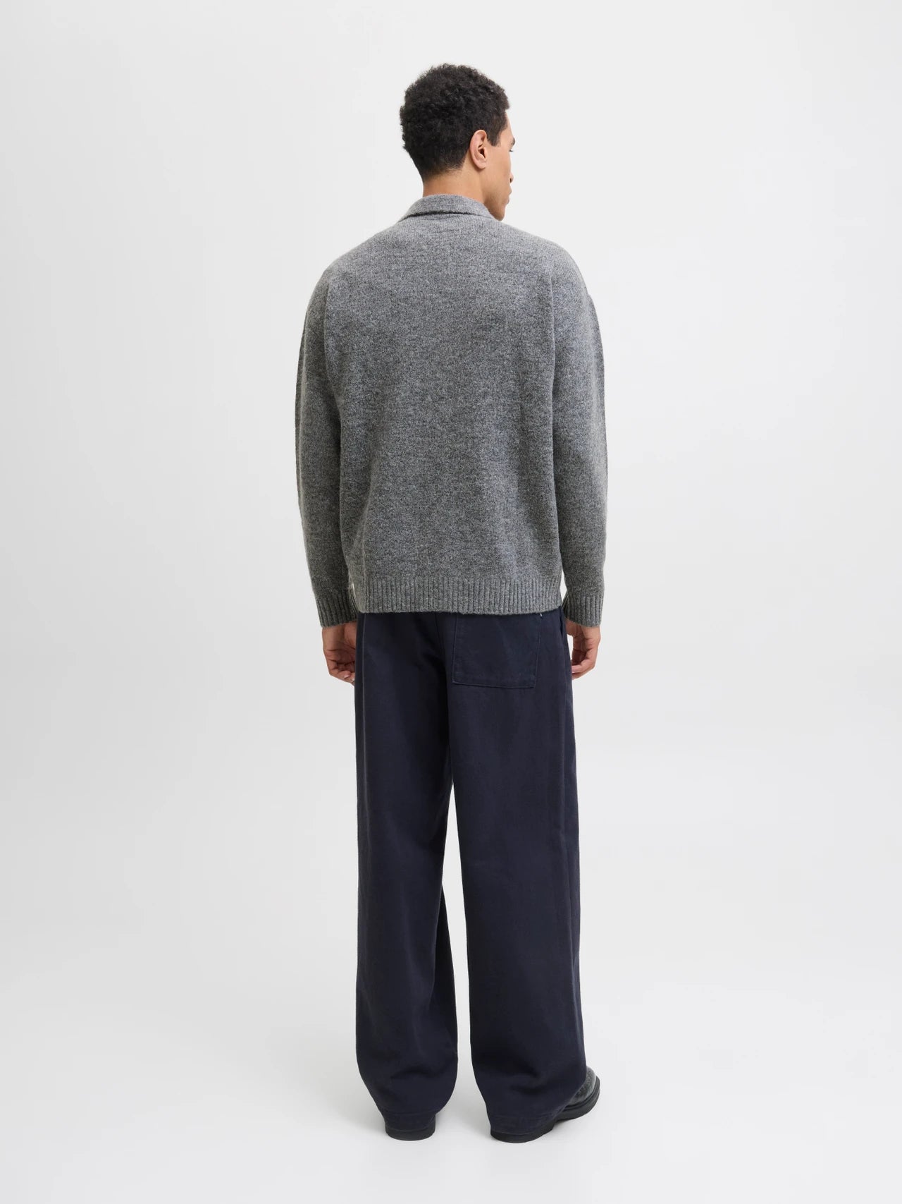 Cardigan Finn Grey Melange