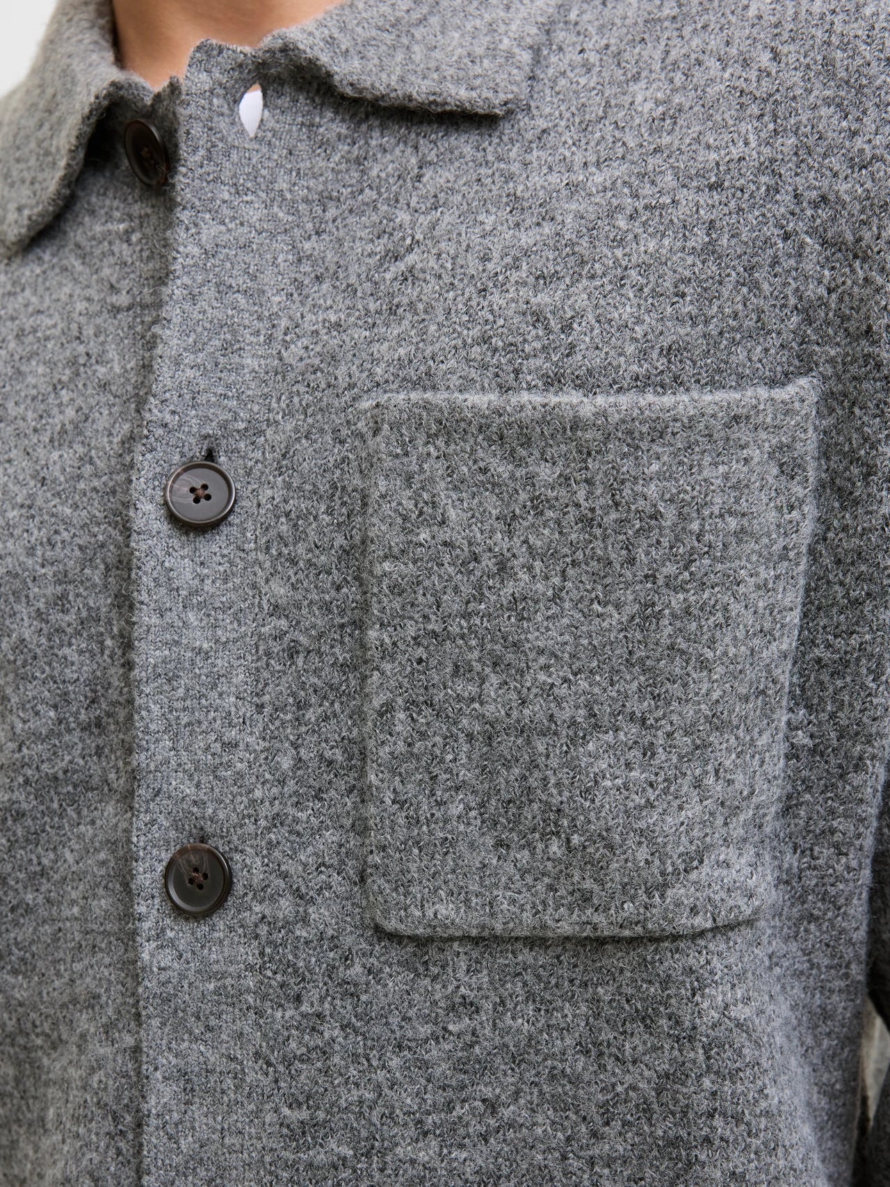 Cardigan Finn Grey Melange