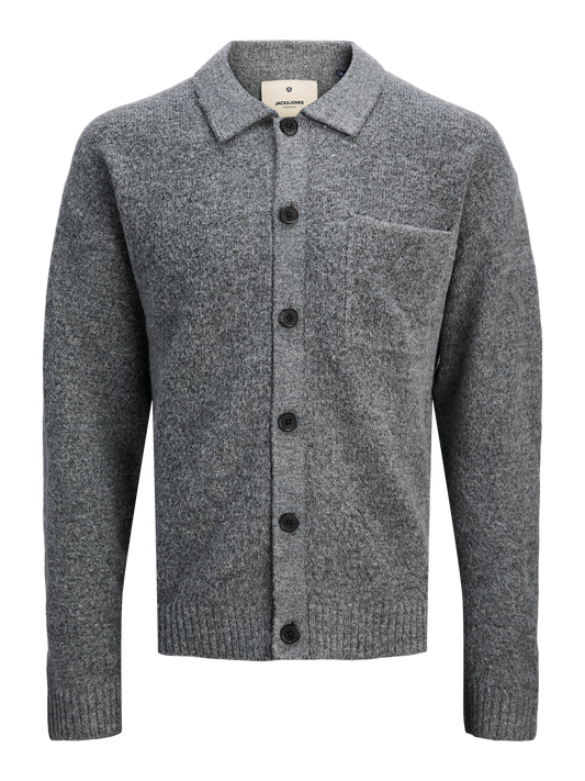 Cardigan Finn Grey Melange