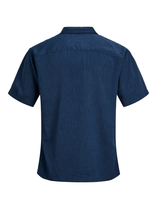 Camicia Rico Tencel Pageant Blue