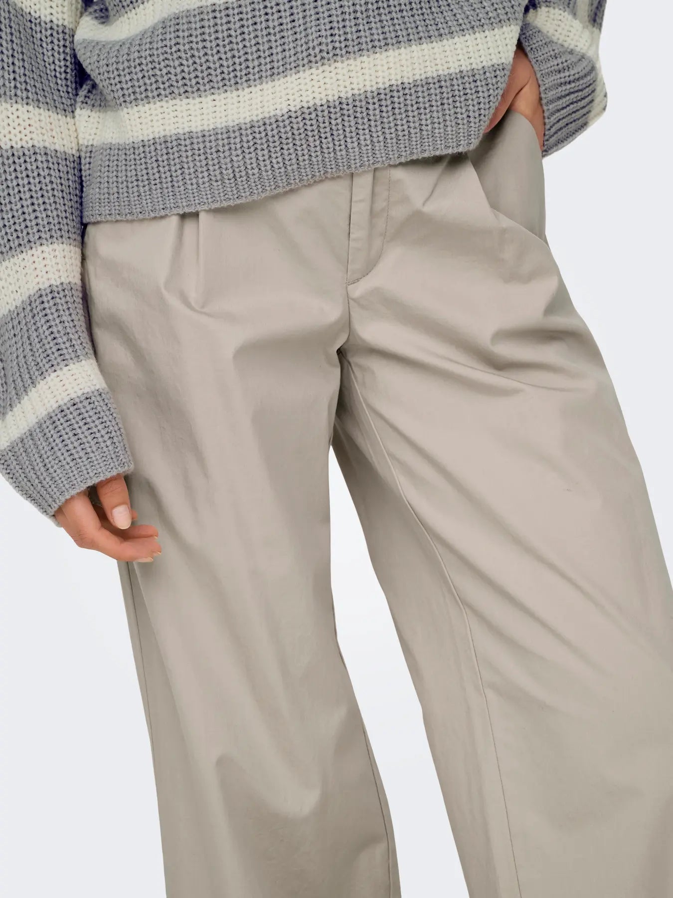 Pantalone Carrie Wide Beige