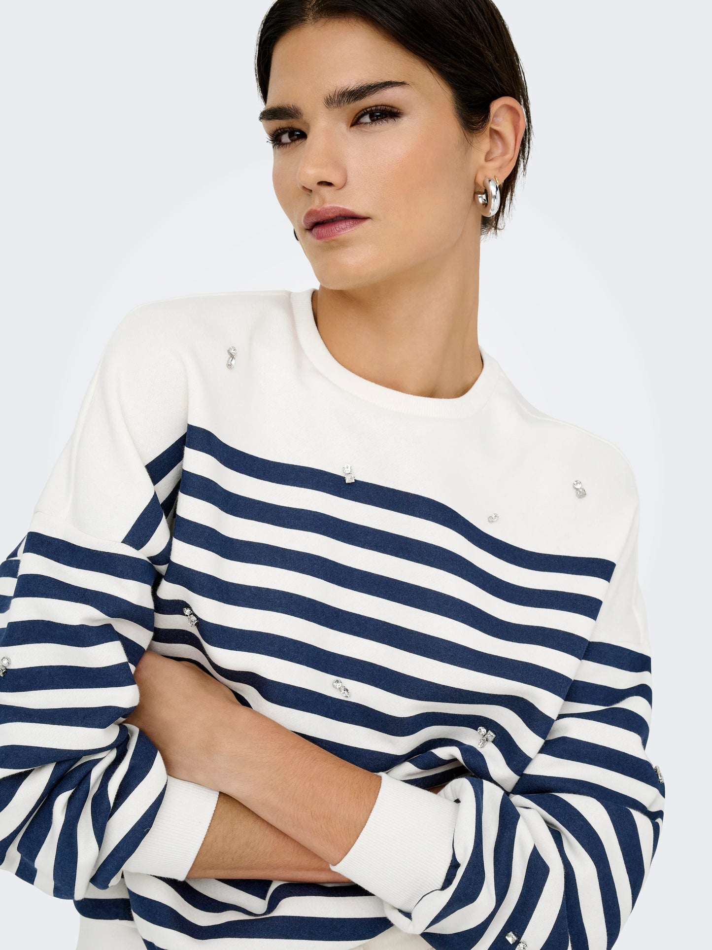 Felpa Adele Stripes Navy