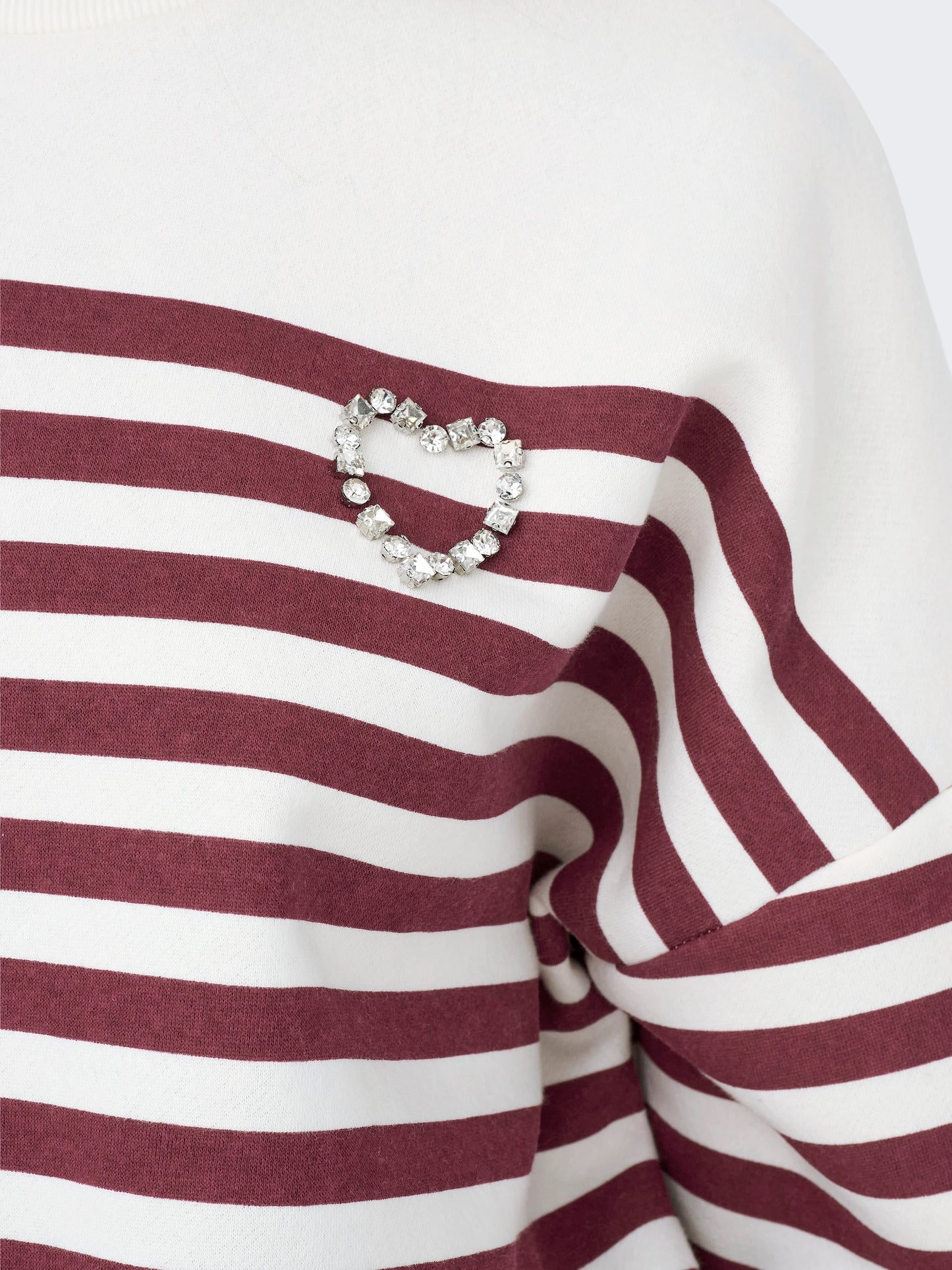 Felpa Adele Stripes Bordeaux