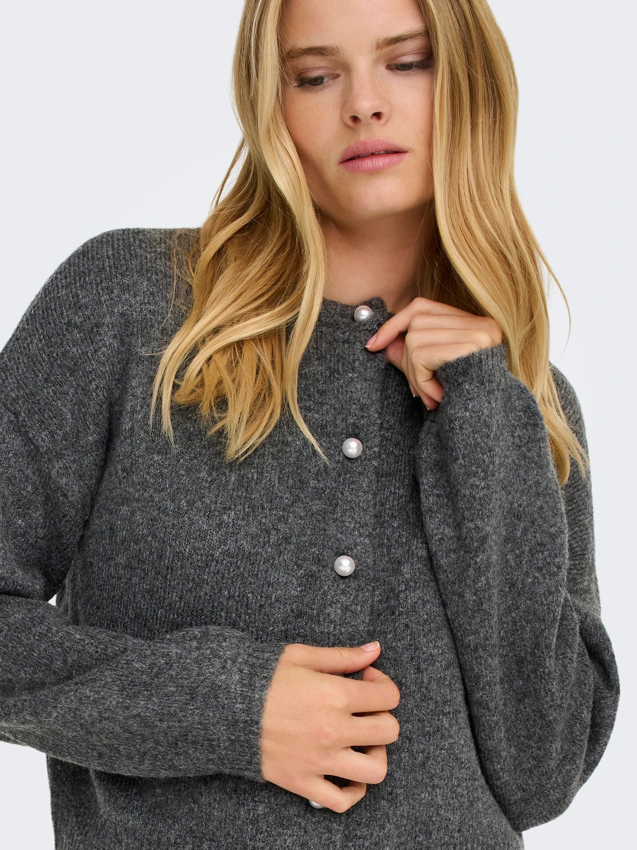 Cardigan Isabella Dark Grey Melange