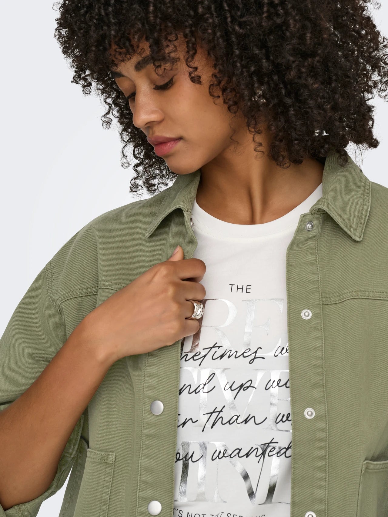 Overshirt Lara Covert Green