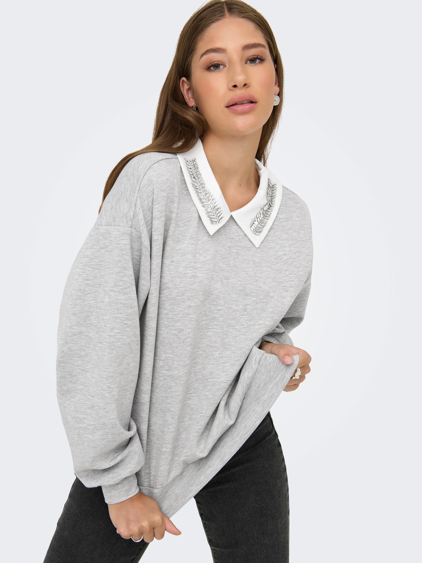 Felpa Willow Light Grey Melange