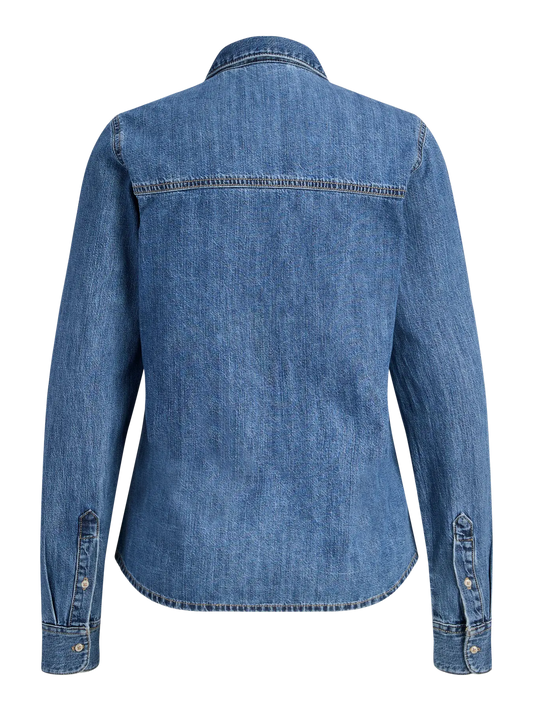 Camicia Rose Denim Medium Blue