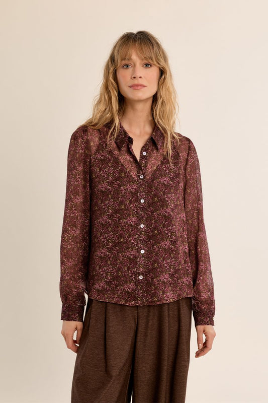 Camicia Olga Burgundy