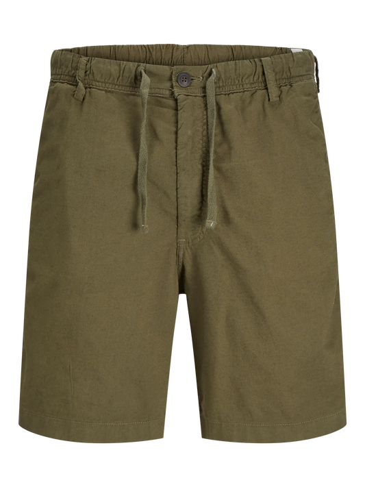 Bermuda Jaiden Linen Olive