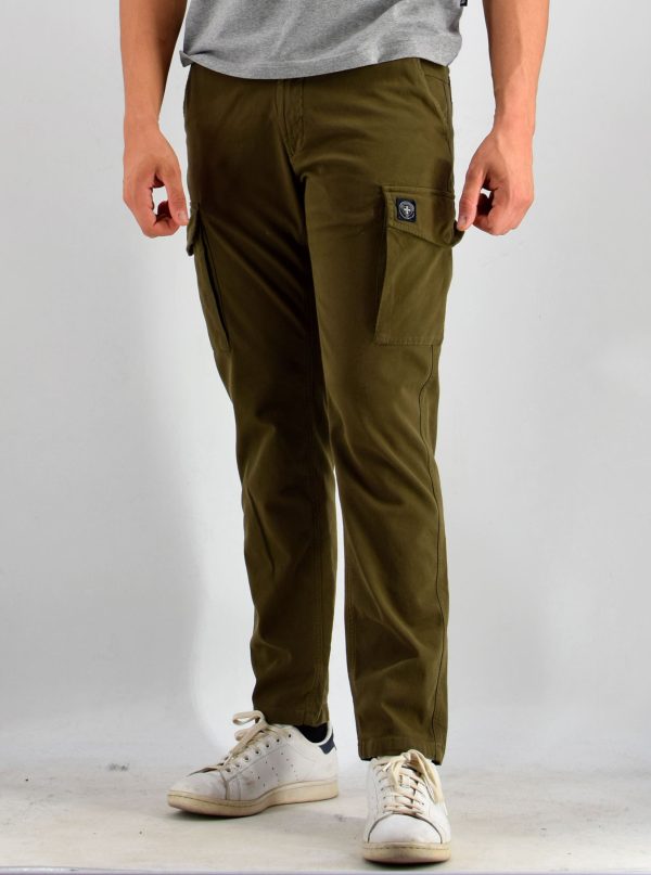 Pantalone Cargo Muti Olive