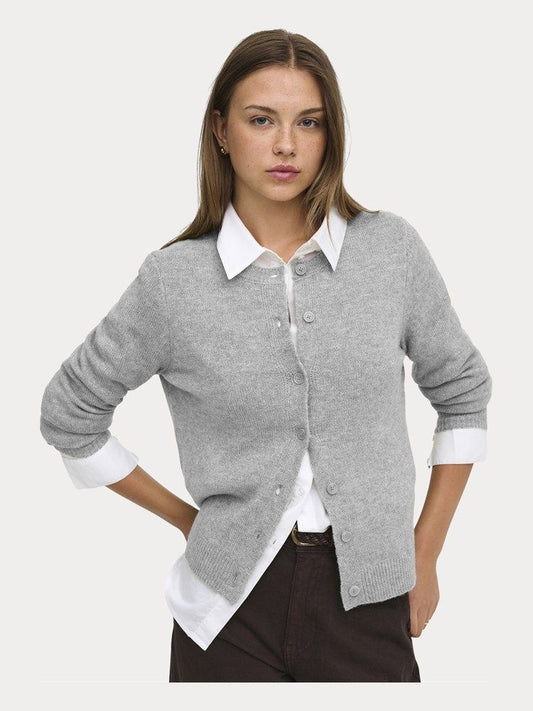 Cardigan Olivia Light Grey Melange