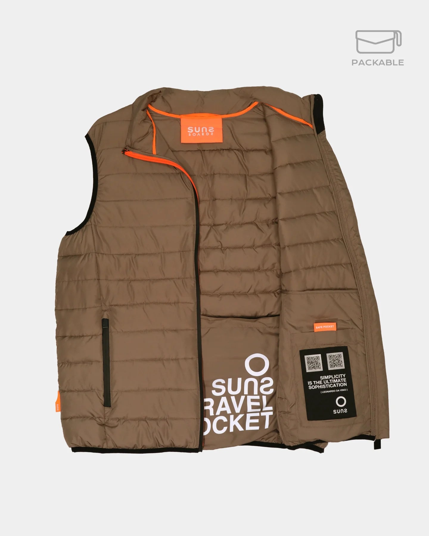 Gilet Oty Travel Fossil