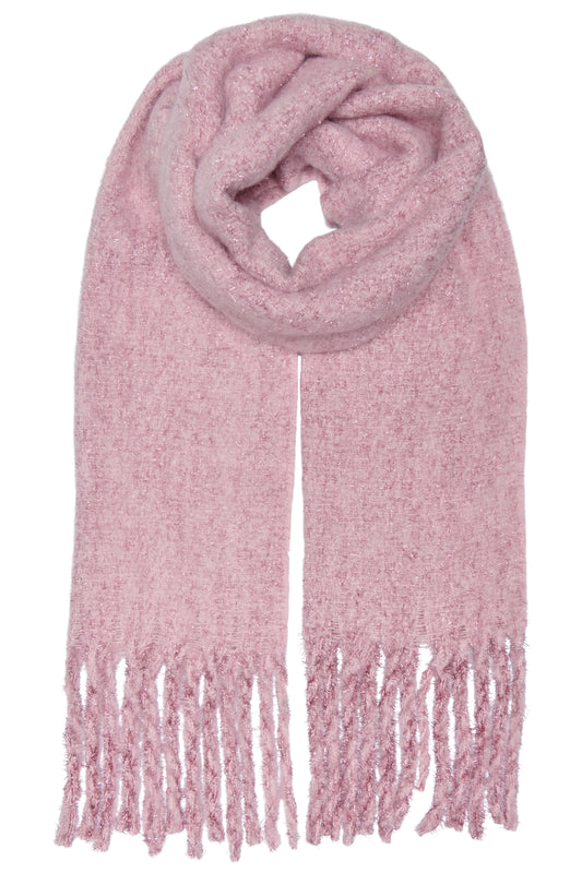 Sciarpa Zana Glitter Chalk Pink
