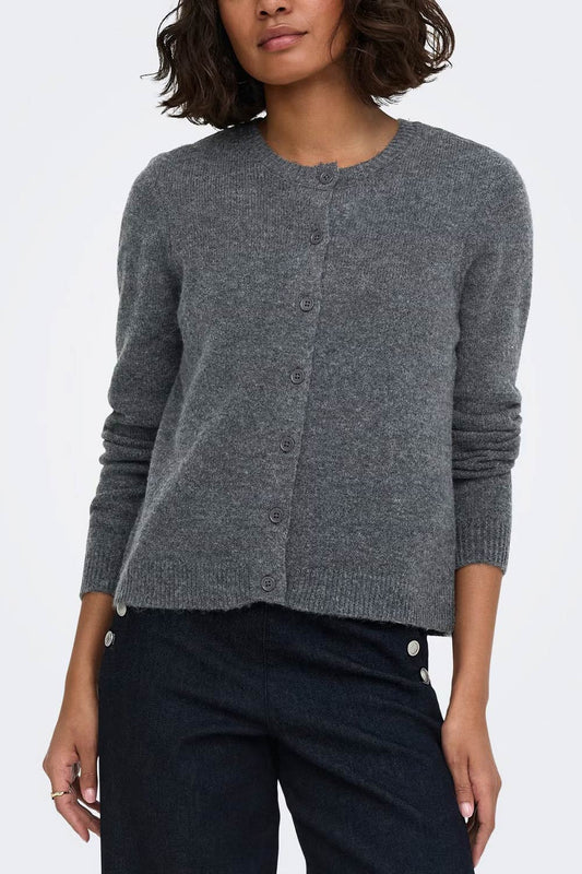 Cardigan Olivia Dark Grey Melande