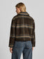 Giacca Kate Check Coffee Bean