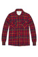 Overshirt Check Fur Red