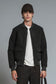 Giacca Bomber Cameron Mix Wool Military Green