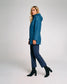 Giacca Aurelia Long Velour Petrol