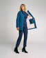 Giacca Aurelia Long Velour Petrol