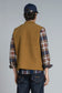 Gilet Dean Mix Wool Ocra